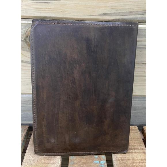 NEW KEEP IT GYPSY cowboy leather notebook in brown - Picture 2 of 3